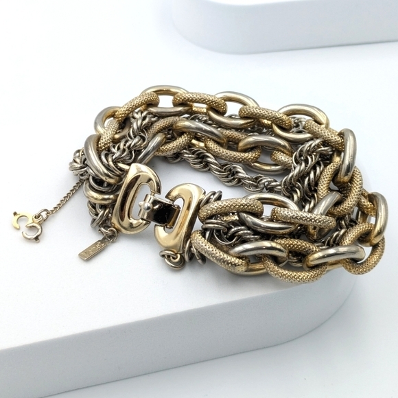 Vintage | Jewelry | Vintage Monet Stunning Multiple Strand Chain ...
